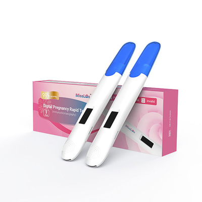 Home Urine 25mIU/ML HCG Pregnancy Strip Test Diagnostic Plastic Kit