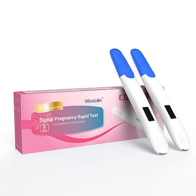 CE Electronic Pregnancy Digital HCG Test Kit Vitro Qualitative Detection