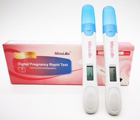 ISO 13485 Digital Pregnancy Test Kit For Urine HCG Detection