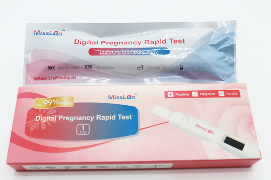 Digital Early Pregnancy Test Kit Word Result Show Built In Battery