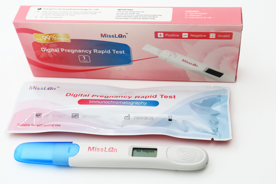 OEM Digital Pregnancy Rapid Test Kit Ergonomic Handgrip