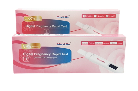 510k/CE Easy Result Read Digital Pregnancy Tester Built In Battery