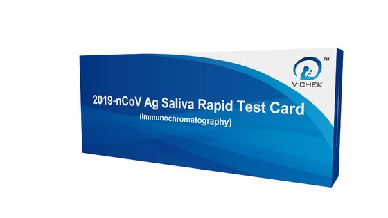 Vchek 2019 nCoV Ag Saliva Rapid Test Card Room Temperature Storage