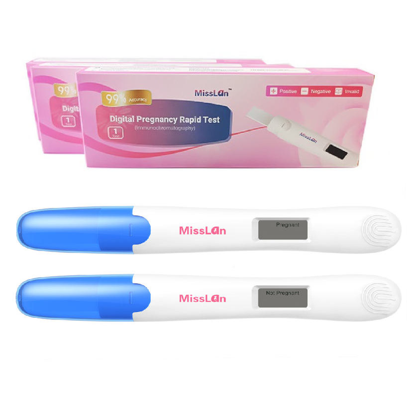 FDA 510K ANVISA Digital Pregnancy Rapid Test With Build In Battery