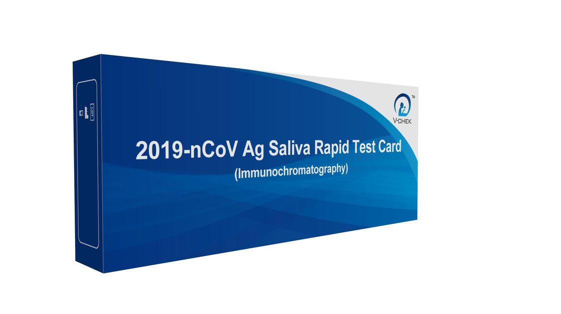 99.9 Percent Accurate Saliva Rapid Test Card 2019 NCoV Medical Diagnostic Test Kit