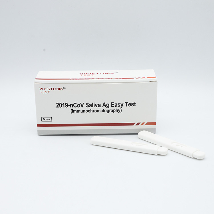95 Covid 19 Ag Test Kit , 2019 NCoV Saliva Ag Whistling Test