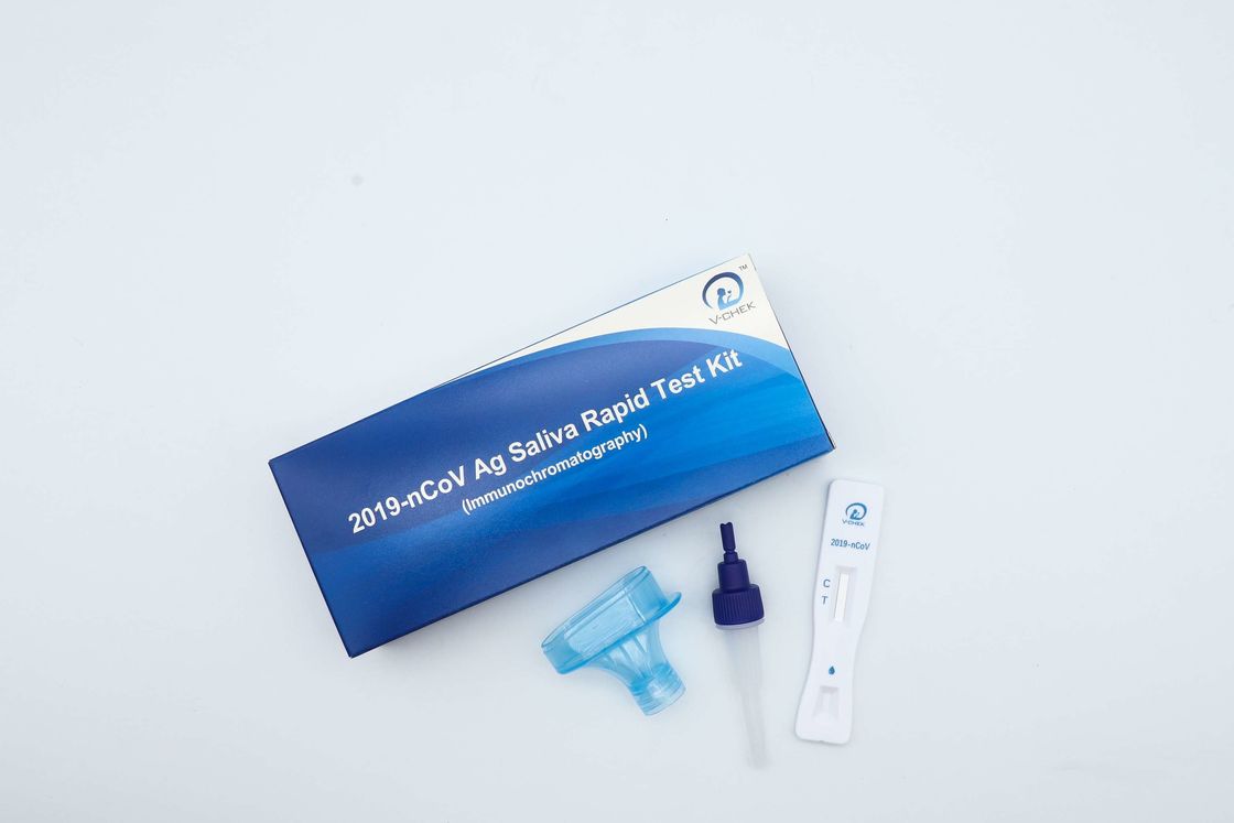 Ten Minutes Covid 19 Ag Rapid Test Kit , Vchek Oral Drug Test Kits