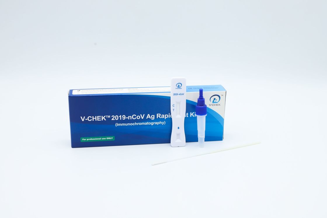 CE Fast Detection COVID-19 Test Plastic Antigen Self Test Kit Vchek