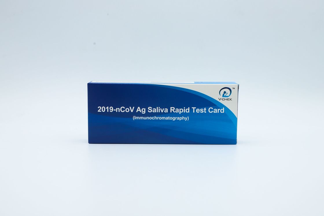 COVID 19 Saliva Rapid Test Card For Healthcare Professionals